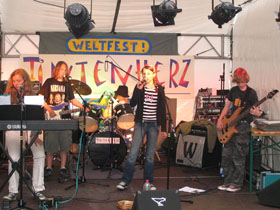 Kinderrockband Tintenherz bei Weltfest 2007