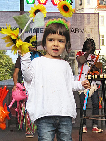 Weltfest am Boxhagener Platz 2013 - Metissia auf der Weltfest Bühne